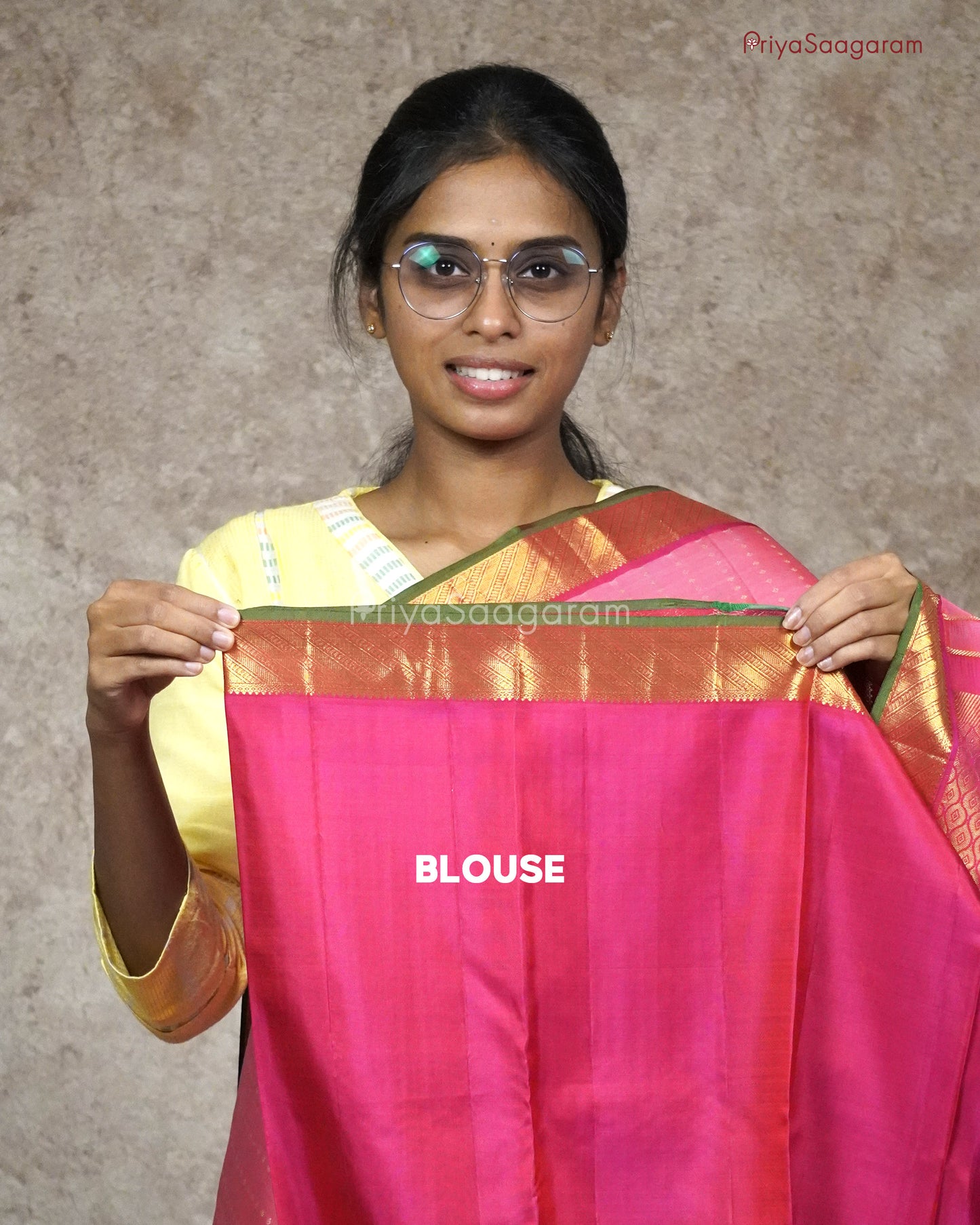 Lotus Pink Pure Kanchipuram Silk - K7010